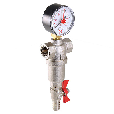 Фильтр промывной VALTEC 3/4, каскадный (500 и 100) (VT.390.N.05) Фильтр промывной VALTEC 3/4, каскадный (500 и 100) (VT.390.N.05)