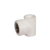 Тройник полипропиленовый Kalde комбинированный, 25 x 1/2 x 25 ВР