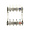 Коллекторная группа UNI-FITT 1 х 12 вых 3/4 с балансировочными и термостатическими вентилями 451B, нерж. cталь