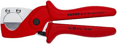 Труборез-ножницы KNIPEX для композитных металлопластиковых и пластиковых труб, 12-25 мм, длина 185 мм, SB