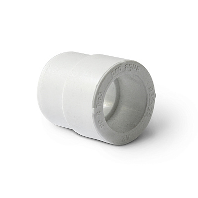 Муфта из полипропилена PRO AQUA PP-R переходная Н-В белая (50-20), арт.PA12524P Муфта из полипропилена PRO AQUA PP-R переходная Н-В белая (50-20), арт.PA12524P