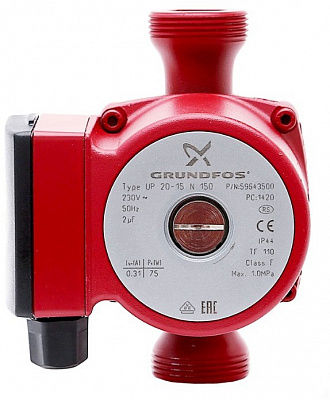 Циркуляционный насос Grundfos UP 20-15 N 150 Циркуляционный насос Grundfos UP 20-15 N 150
