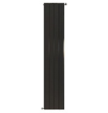 Алюминиевый секционный радиатор отопления Stout Sebino 2000 / 4 секции (черный)