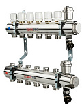 Коллекторная группа VALTEC в сборе, 1х11 вых. Евроконус 3/4