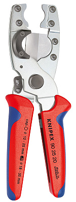 Труборез-ножницы KNIPEX для композитных ( 12-25 мм) и защитных труб ( 18-35 мм), длина 210 мм Труборез-ножницы KNIPEX для композитных ( 12-25 мм) и защитных труб ( 18-35 мм), длина 210 мм