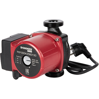 Циркуляционный насос Rommer трехскоростной Profi 25/60-130 Циркуляционный насос Rommer трехскоростной Profi 25/60-130
