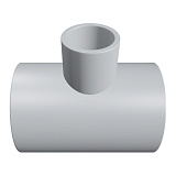 Тройник Thermaflex редукционный для раструбной сварки PB-T50/16/50