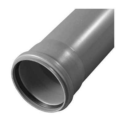Труба для внутренней канализации Valfex BASE D50 с раструбом L=0,75 м (50x750)