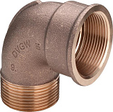 Отвод Viega 90 бронза Rp-резьба 3092 1/2 x 1/2 264024