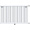 Стальной трубчатый радиатор отопления Rommer RST 1030/14 боковое подключение RAL9016