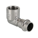 Угольник VALTEC из нержавеющей стали, 90 град. внутренняя резьба 35 x 1