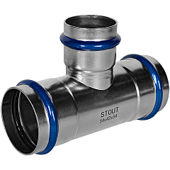 Тройник переходной Stout из нержавеющей стали 54х42х54 ВПр (SSS-2014-544254)