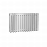 Стальной трубчатый радиатор отопления КЗТО Гармония С25 2, двухтрубный, 300 18 секций