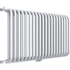 Стальной трубчатый радиатор отопления Rommer RST 2100/14 боковое подключение RAL9016