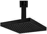Верхний душ E.C.A. 102145032C1EX квадратный TIERA 200x200мм матовый черный