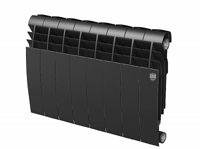 Биметаллический секционный радиатор отопления Royal Thermo Biliner 350 / Noire Sable / 8 секций Биметаллический секционный радиатор отопления Royal Thermo Biliner 350 / Noire Sable / 8 секций