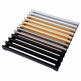 Декоративная решетка Mohlenhoff DR 15.195-BL-r, цвет чёрный