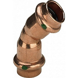 Отвод 45 медный Viega Profipress с SC-Contur d=22 (арт. 292 355)
