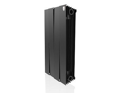 Биметаллический секционный радиатор отопления Royal Thermo PianoForte Noir Sable 500 / 4 секции Биметаллический секционный радиатор отопления Royal Thermo PianoForte Noir Sable 500 / 4 секции