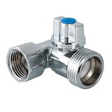 Тройник с шаровым краном VALTEC 1/2 х 3/4 х 1/2 ВН