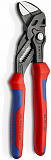 Переставные клещи KNIPEX - гаечный ключ, 40 мм (1 1/2 ), 180 мм, серые, 2К ручки
