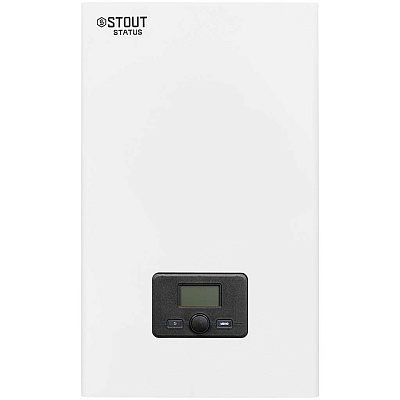Электрический котёл отопления одноконтурный настенный Stout STATUS 9 кВт (SEB-3101-000009)
