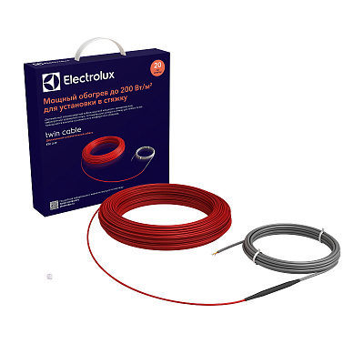 Нагревательный кабель Electrolux Twin Cable 800 Вт 47,1 м Нагревательный кабель Electrolux Twin Cable 800 Вт 47,1 м
