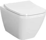 Унитаз подвесной Vitra 7082B003-0075 Integra Square 54 см, безободковый
