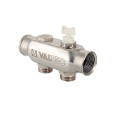 Коллектор VALTEC из нерж. стали, с м-о расст вых. 50мм, 1х 5 вых. 3/4 Евроконус