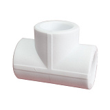 Тройник полипропиленовый Valfex 50, белый