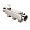 Коллектор VALTEC SQ из нержавеющей стали, шаг 50 мм 1x3/4(Евроконус)x4 (VTc.505.SQ.060504)