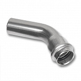 Отвод Sanha 9040, 45 гр. ВПр-НПр, нержавеющая сталь, 35