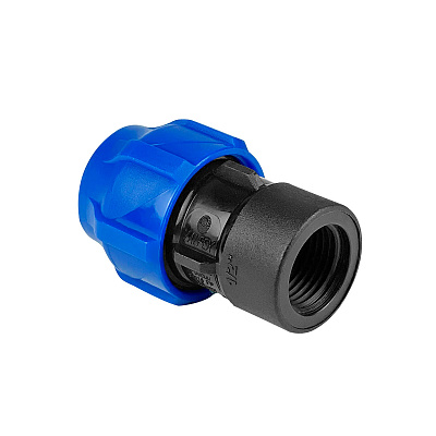 Муфта Valfex ПНД компрессионная соединительная c внутренней резьбой 50х1 1/2