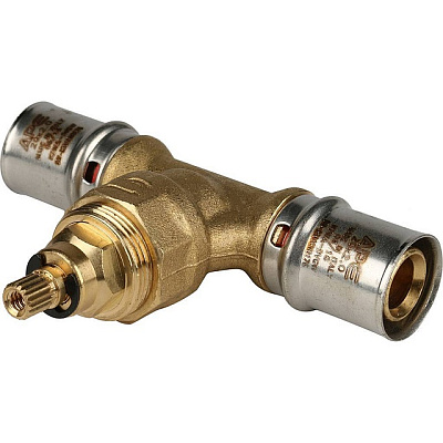 Вентиль Stout с хромированной ручкой 20х20 для металлопластиковых труб прессовой Вентиль Stout с хромированной ручкой 20х20 для металлопластиковых труб прессовой
