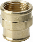 Муфта Viega редукционная Rp 3/8 х Rp 1/4 , бронза, хром, модель 3240