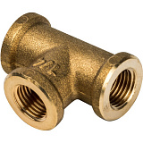 Тройник Stout внутренняя резьба 1/4, арт. SFT-0019-000014