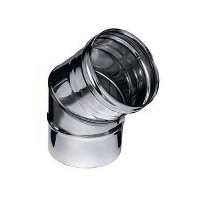 Колено FERRUM угол 135гр. (430/0,8 мм) Ф115 Колено FERRUM угол 135гр. (430/0,8 мм) Ф115