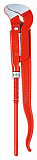 Трубный ключ KNIPEX 1 1/2 , S-образные тонкие губки, d60 мм (2 3/8 ), 420 мм, Cr-V