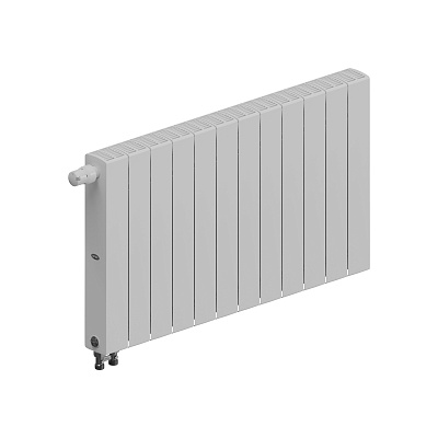 Биметаллический секционный радиатор отопления Rifar Supremo Ventil 500 / 11 секций левое подключение Биметаллический секционный радиатор отопления Rifar Supremo Ventil 500 / 11 секций левое подключение