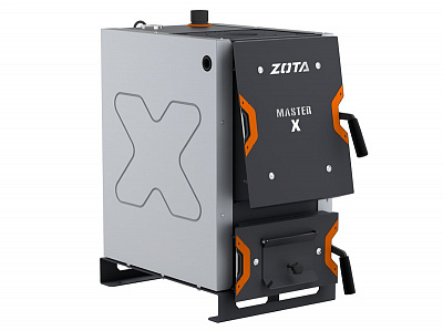 Твердотопливный напольный котел отопления ZOTA Master X-32П Твердотопливный напольный котел отопления ZOTA Master X-32П