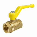 Кран шаровой Valfex для ГАЗА 3/4 ВР/ВР рычаг, латунный 11Б27фтМ