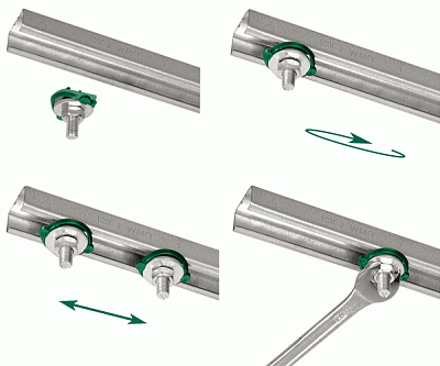 Монтажный болт Walraven BIS RapidRail Hammerfix М8х100 мм
