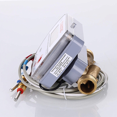 Теплосчётчик ультразвуковой VALTEC TCY-15.06.M.0.00.G, M-Bus, 0,6 м3/час (на подающий тр.)