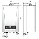 Настенный газовый двухконтурный котел отопления Baxi ECO Nova 18F (100023938)