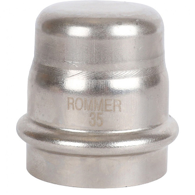 Заглушка Rommer ВПр, 35, нержавеющая сталь