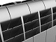 Биметаллический секционный радиатор отопления Royal Thermo Biliner 350 / Silver Satin / 8 секций