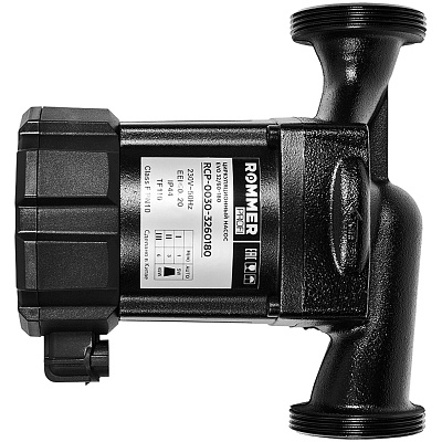 Циркуляционный насос Rommer частотный PROFI EVO 32/60-180 с гайками и теплоизоляцией