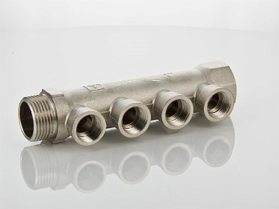 Коллектор VALTEC 1х4 вых. 1/2 вн.