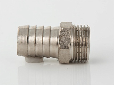 Штуцер для шланга VALTEC 1/2 х 16 мм VTr,650,N,0416 наружная резьба, никелированная латунь
