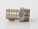 Штуцер для шланга VALTEC 1/2 х 16 мм VTr,650,N,0416 наружная резьба, никелированная латунь